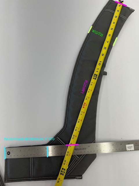 Leg Pads (Pair), Curved, Custom