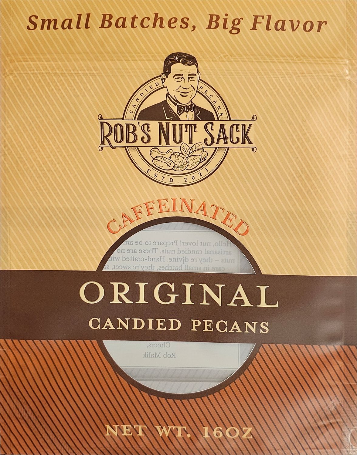 Caffeinated Coffee Candied Pecans - 16oz Caffeinated Coffee Candied Pecans - 16oz