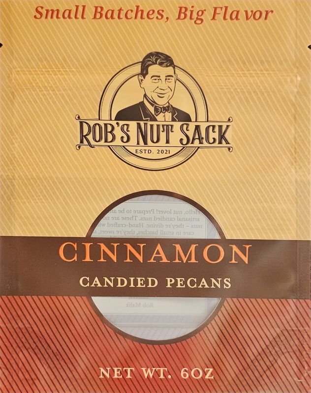 Cinnamon Candied Pecans - 6oz Cinnamon Candied Pecans - 6oz