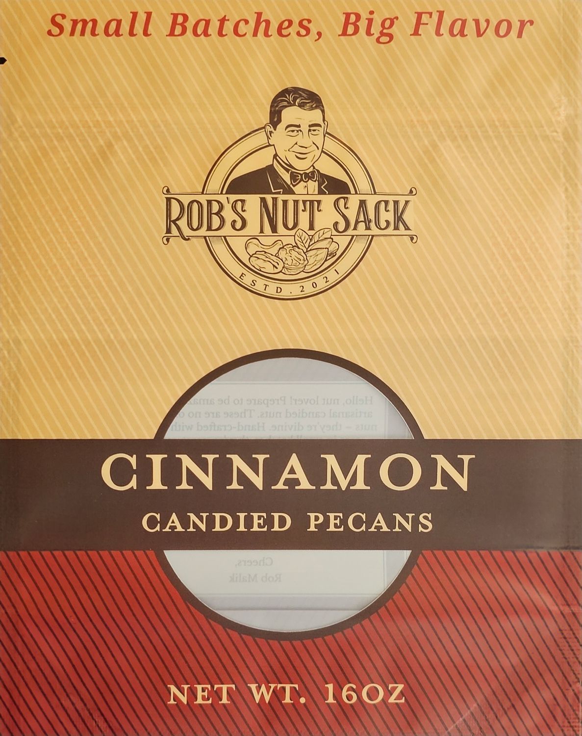 Cinnamon Candied Pecans - 16oz Cinnamon Candied Pecans - 16oz