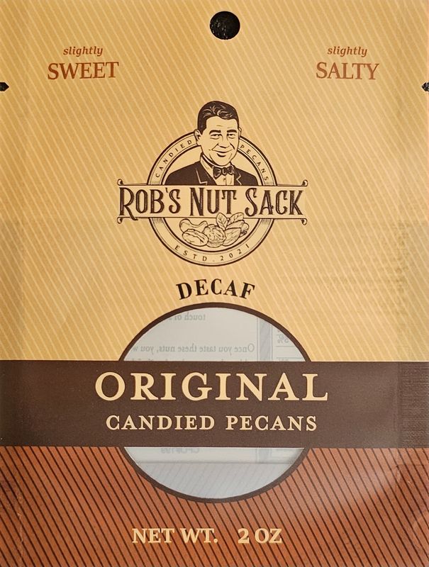 Decaffeinated Coffee Candied Pecans - 2oz Decaffeinated Coffee Candied Pecans - 2oz