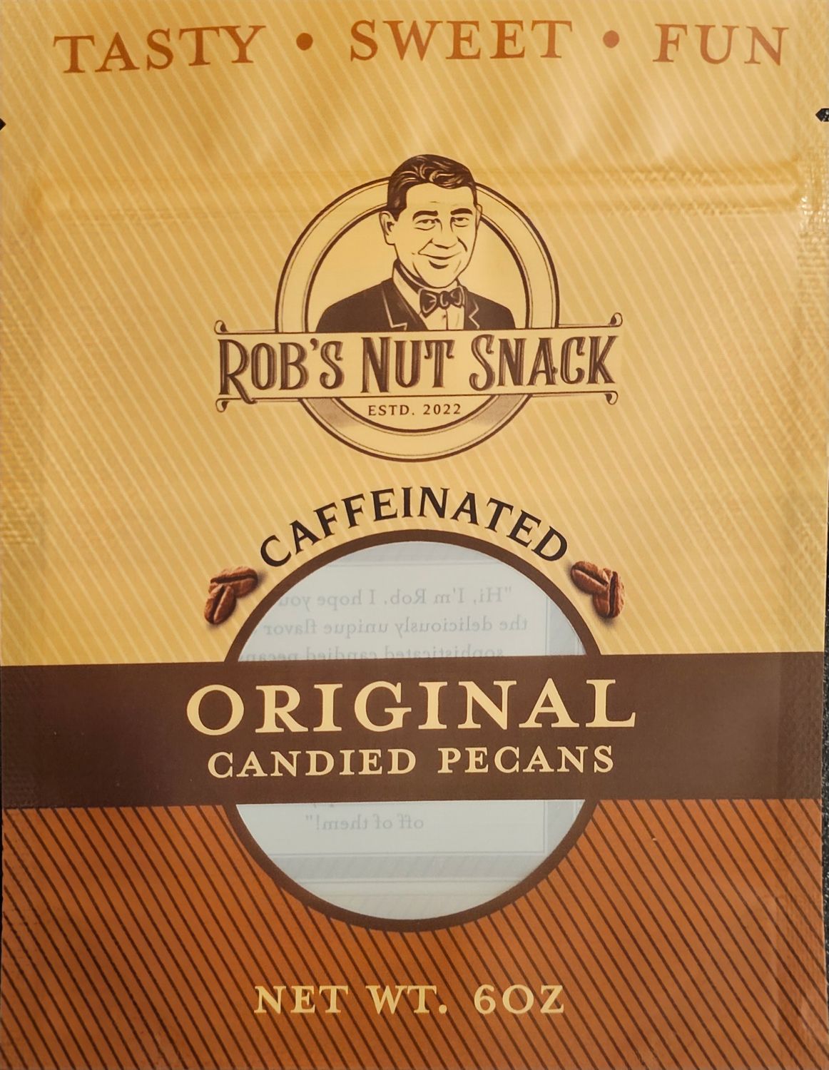 Caffeinated Coffee Candied Pecans - 6oz Caffeinated Coffee Candied Pecans - 6oz