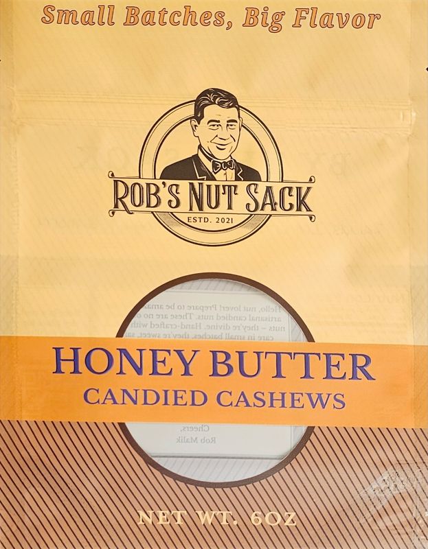 Honey Butter Candied Cashews - 6oz Honey Butter Candied Cashews - 6oz