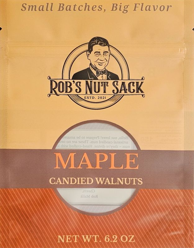 Maple Candied Walnuts - 6.2oz Maple Candied Walnuts - 6.2oz