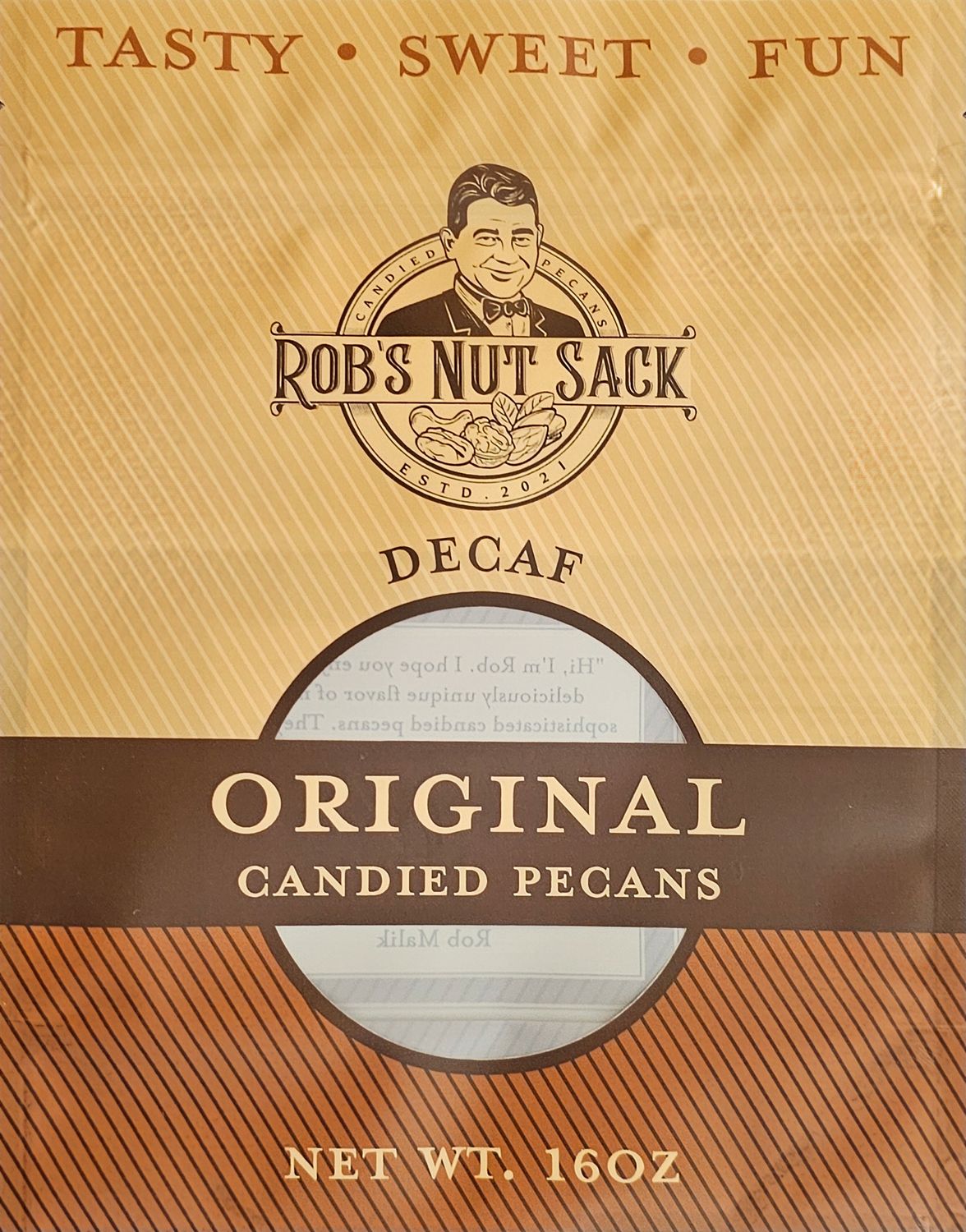 Decaffeinated Coffee Candied Pecans - 16oz Decaffeinated Coffee Candied Pecans - 16oz