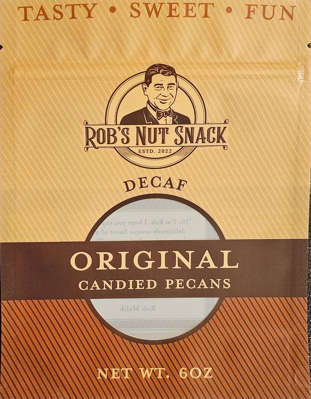 Decaffeinated Coffee Candied Pecans - 6oz Decaffeinated Coffee Candied Pecans - 6oz