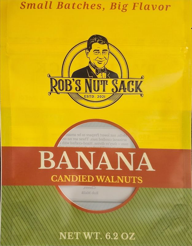 Banana Candied Walnuts - 6.2oz Banana Candied Walnuts - 6.2oz