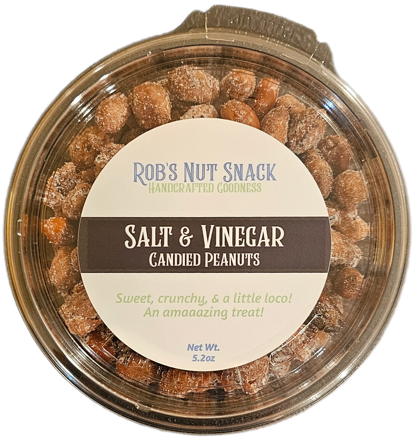 Salt &amp; Vinegar Candied Peanuts - 5.2oz