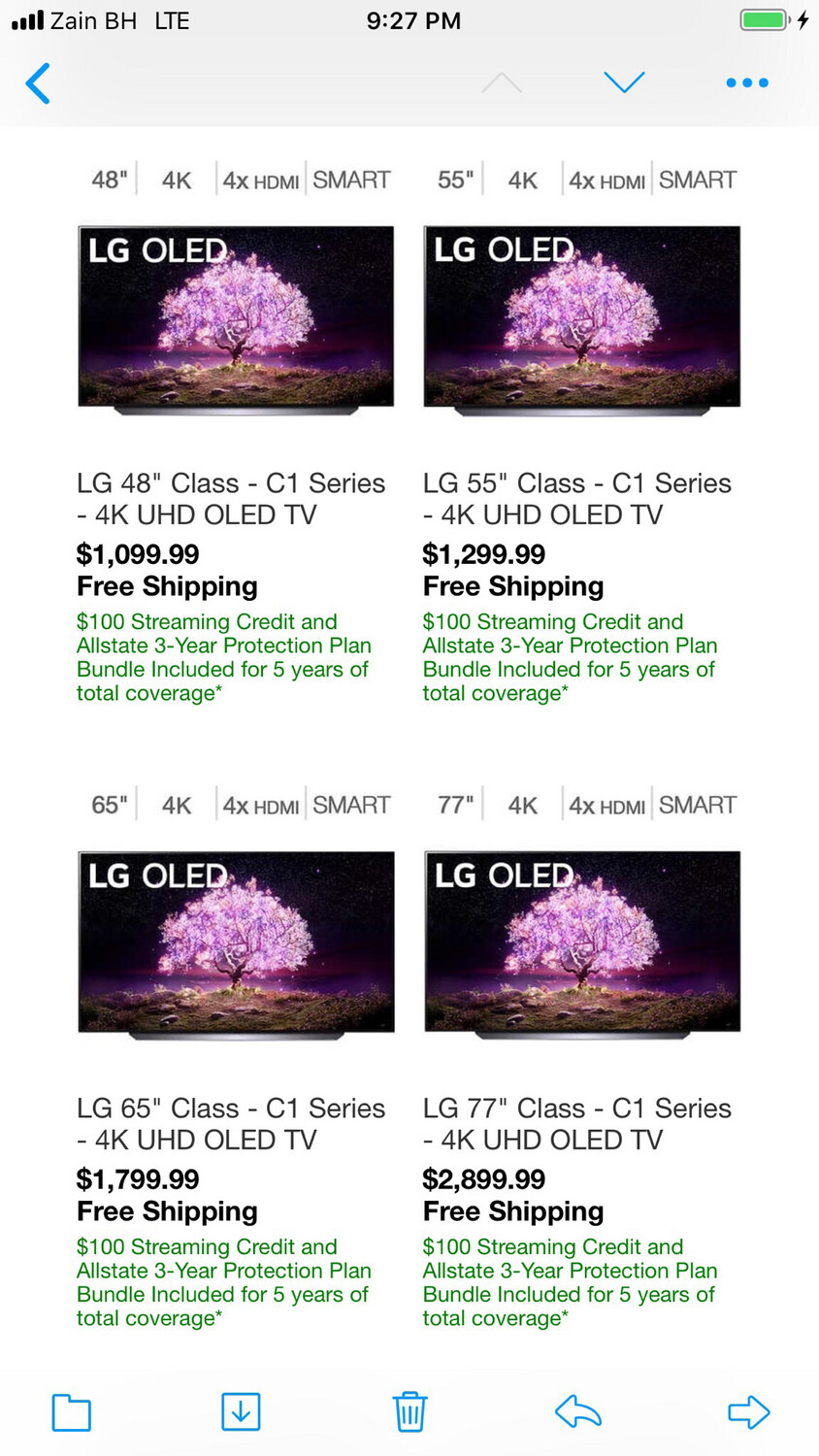 SMART LG OLED
