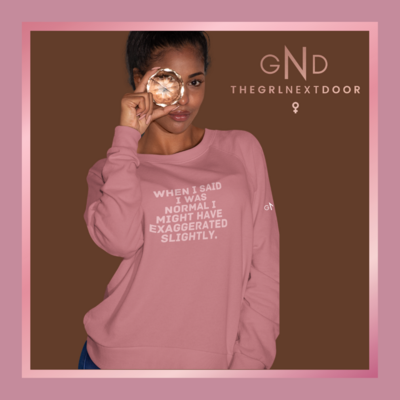 Normal Pink Sweatshirt - XS - XXL