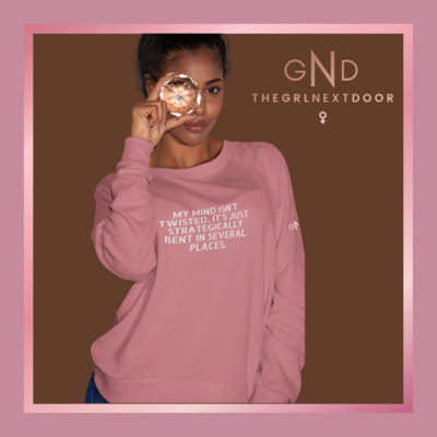 Mind Twisted Pink Sweatshirt - XS - XXL