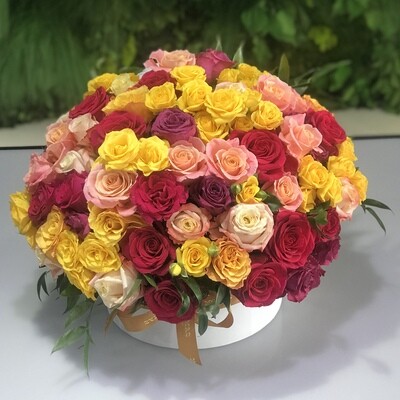 Fleur Ronde, Rococo Luxury - Rose Bright Mix