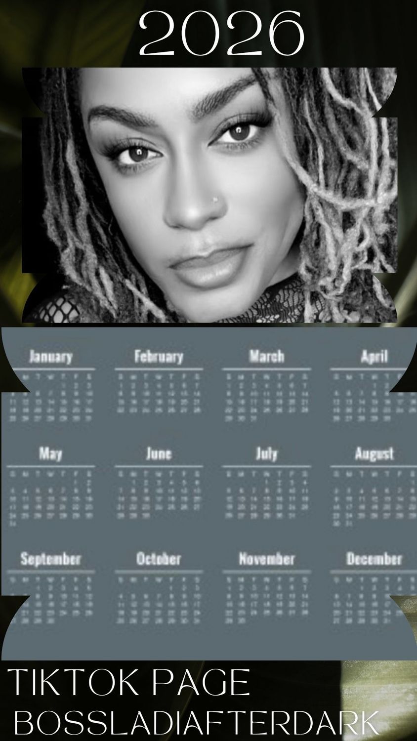 2026 Collage Lingerie Calendar Tiktok Influencer BOSSLADIAFTERDARK 2026 Collage Lingerie Calendar Tiktok Influencer BOSSLADIAFTERDARK