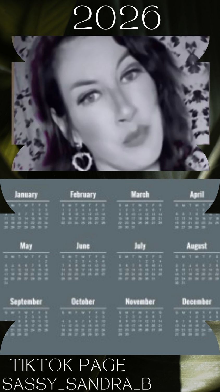 2026 Collage Lingerie Calendar Tiktok Influencer SASSY_SANDRA_B 2026 Collage Lingerie Calendar Tiktok Influencer SASSY_SANDRA_B