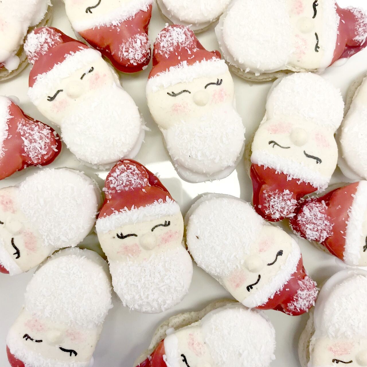 Macaron Weihnachtsmann