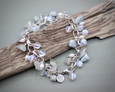 Silver 'Mermaid' Charm Bracelet