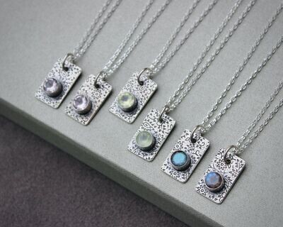 Sterling Silver 'Juicy Gemstones' Pendant Necklace