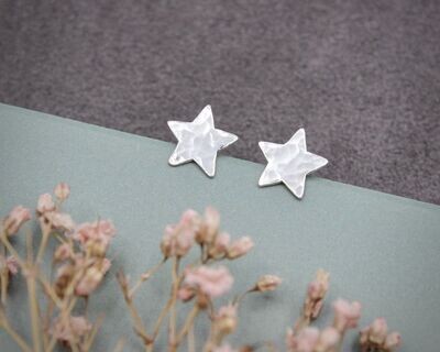 Little Star Silver Stud Earrings
