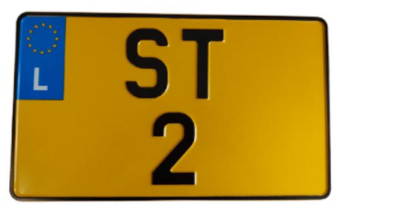 ST2 34x20 CM (Voiture, Jeep, Remorque, Tracteur)