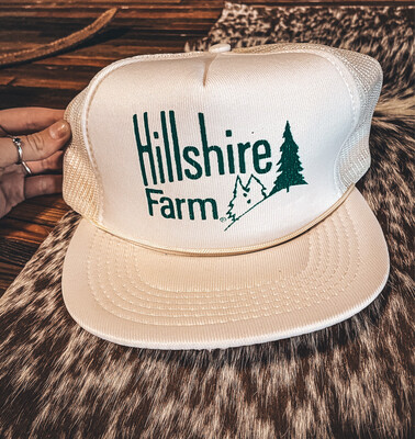 White Hillshire Trucker Hat