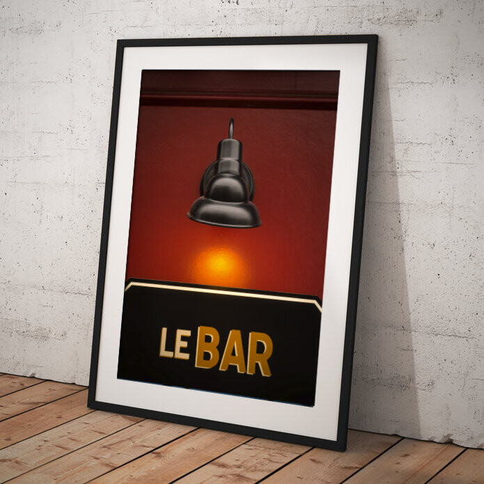 Fine Art Print:  Le Bar Bistro