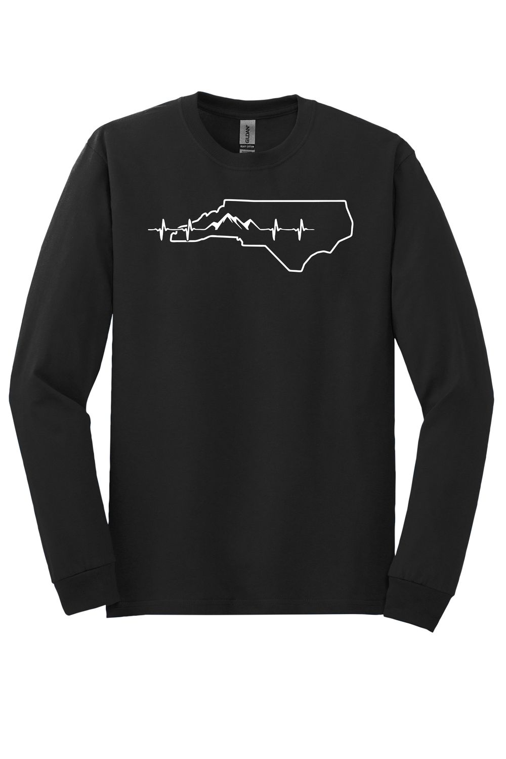 828Threads - Mountain Strong Long Sleeve Tee Shirt
