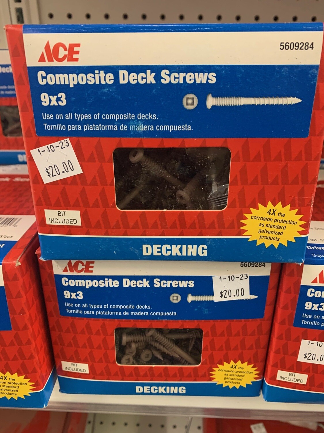 Composite Deck Screws 9 x 3