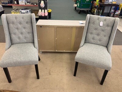 Set of 2 Wingback Side Chairs