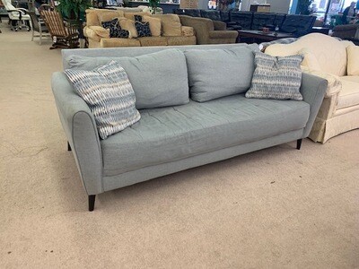Smokey blue-gray modern sofa