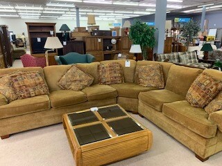 Rust Colored Sectional Sofa