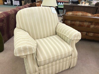 Striped Oversized Chair