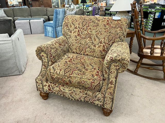 LaZboy England Series Paisley Chair