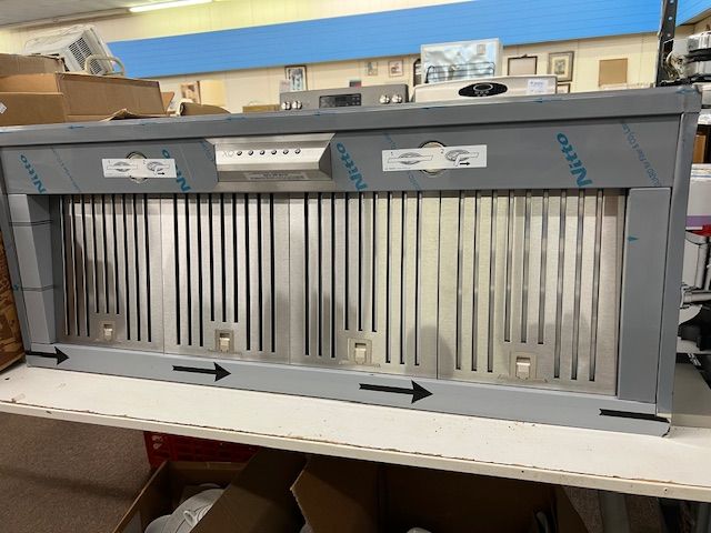 Stainless Commercial grade range hood vent