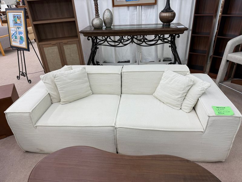 Modular 2 pc love seat