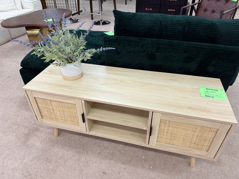 Rattan TV stand