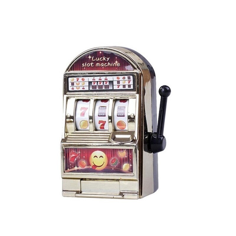 Kids Safe Machine Bank Replica Lucky Jackpot Mini Slot Machine Antistress Toys Games Funny Gag Toys
