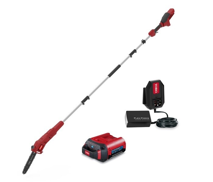 10" Extended Reach 60 volt Battery Pole Saw w/ Batt and Charger 51870