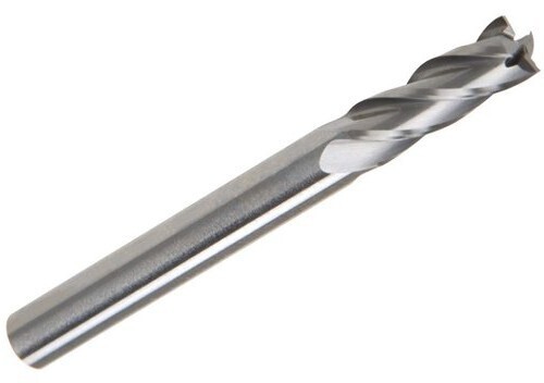 Cortador Vertical End Mill de Carburo de Tungsteno Fraccional, 4 filos, plano, Diámetro 1/4&quot; 404-2500 OSG