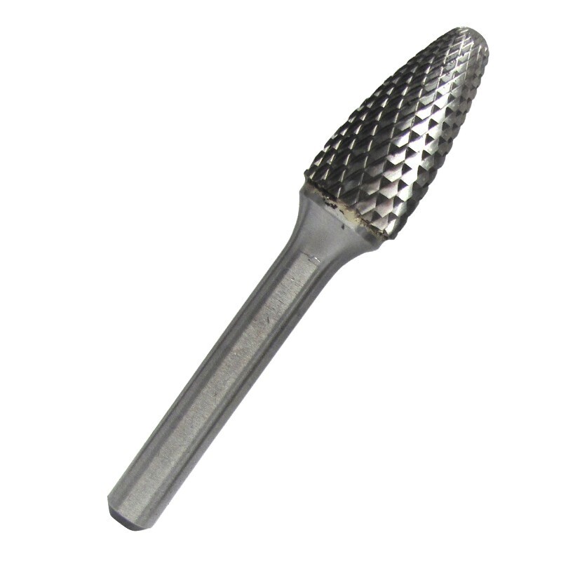 Lima Rotativa de Carburo SF-5 tipo Árbol Redondeado de 1/2&quot;, con zanco de 1/4&quot;