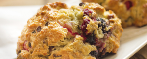 Tripleberry Scones