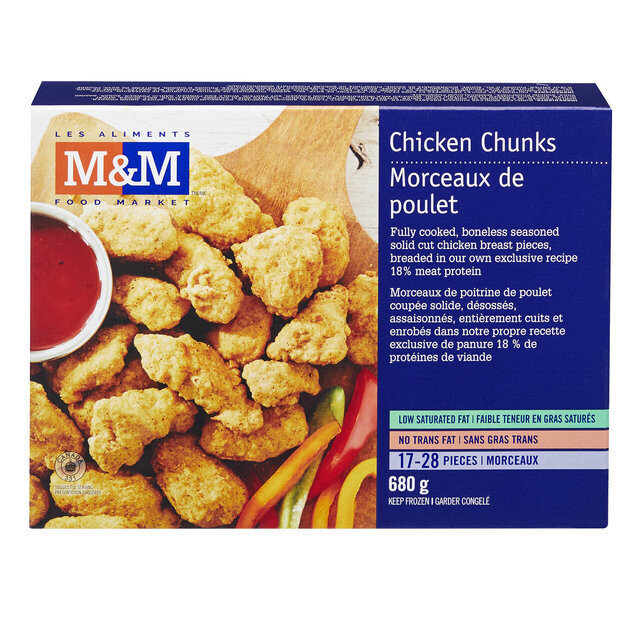 Morceaux de Poulet - M&M