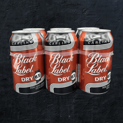 Black Label Dry 6,1% 6-pack
