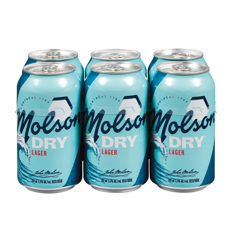 Molson Dry 6-pack