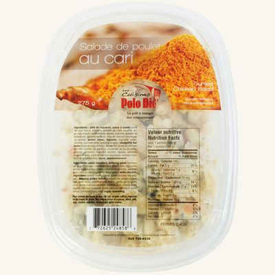 Salade Poulet au Cari