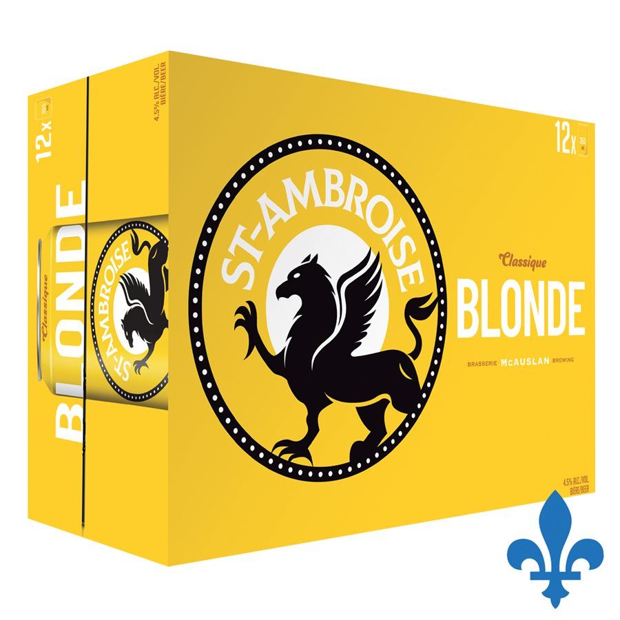 St-Ambroise Blonde - Caisse de 12