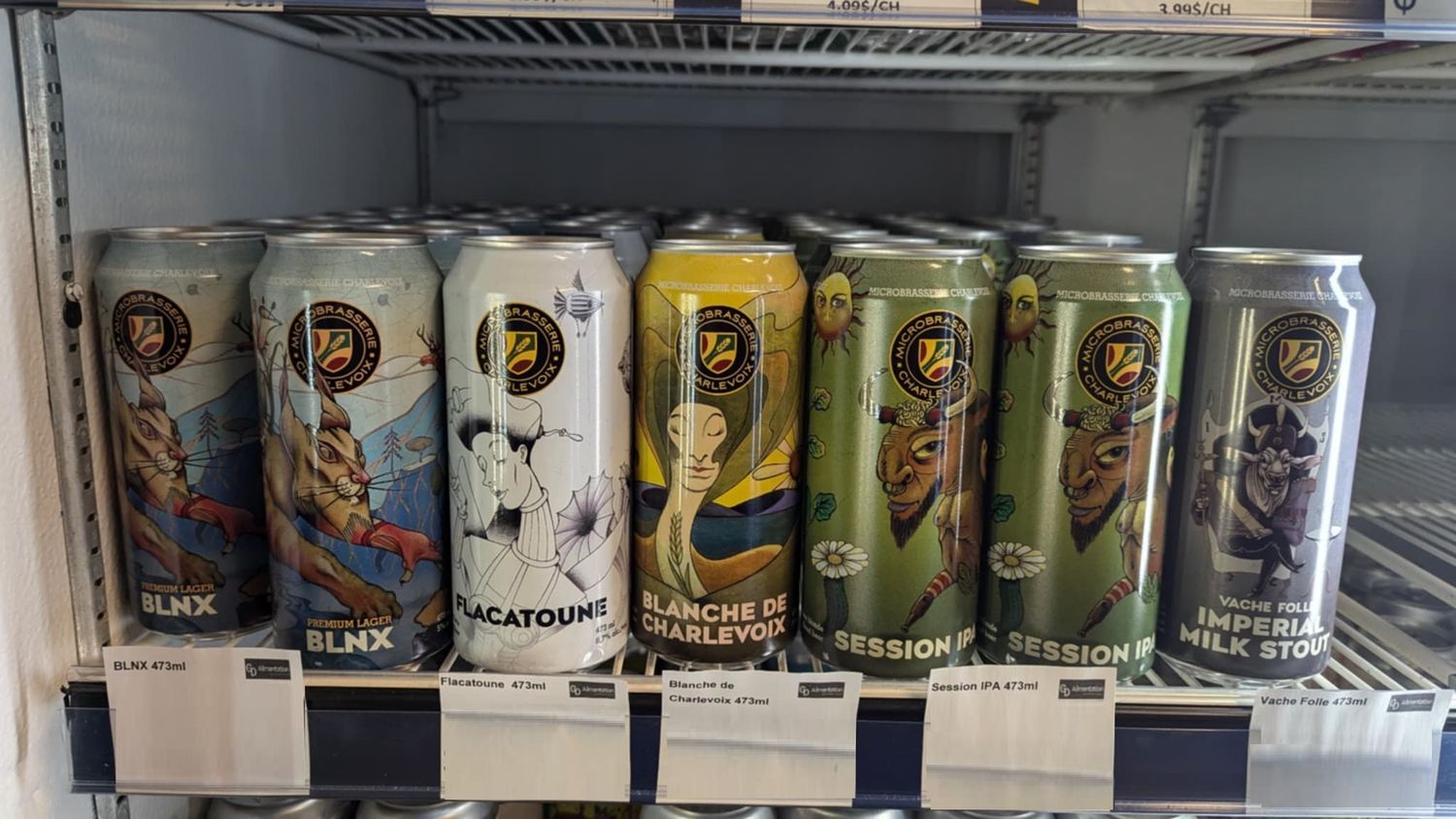 Microbrasserie Charlevoix au choix