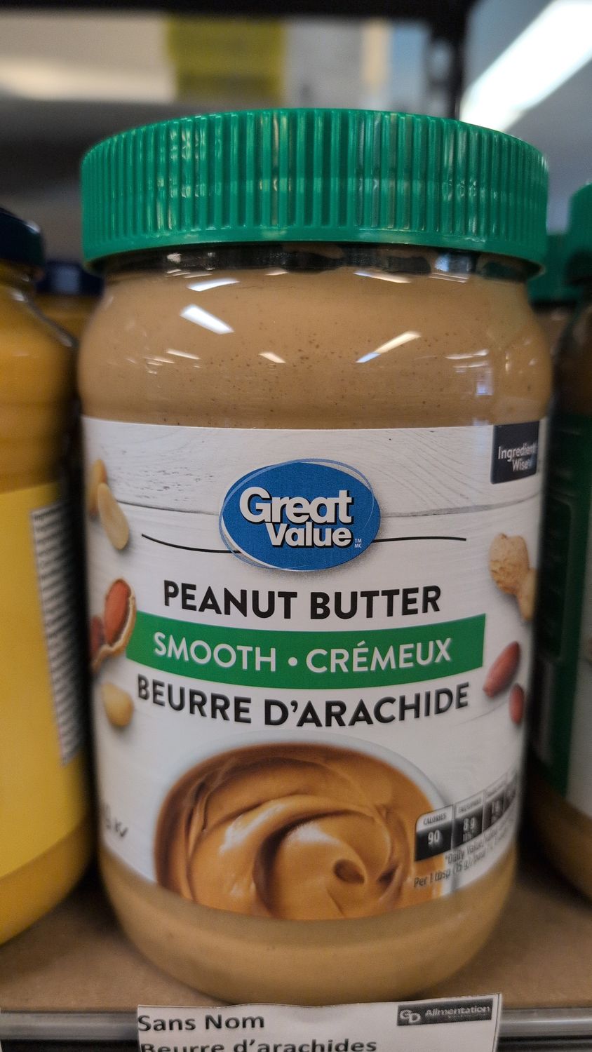 Beurre D&#39;Arachide Great Value 1Kg
