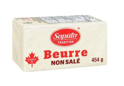 Beurre Saputo non-salé 454g