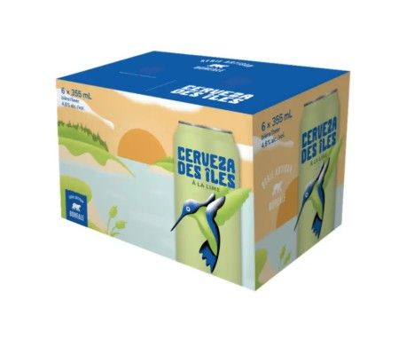 Cerveza des Iles à la lime 6-pack