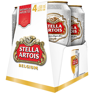 Stella Artois 4-pack